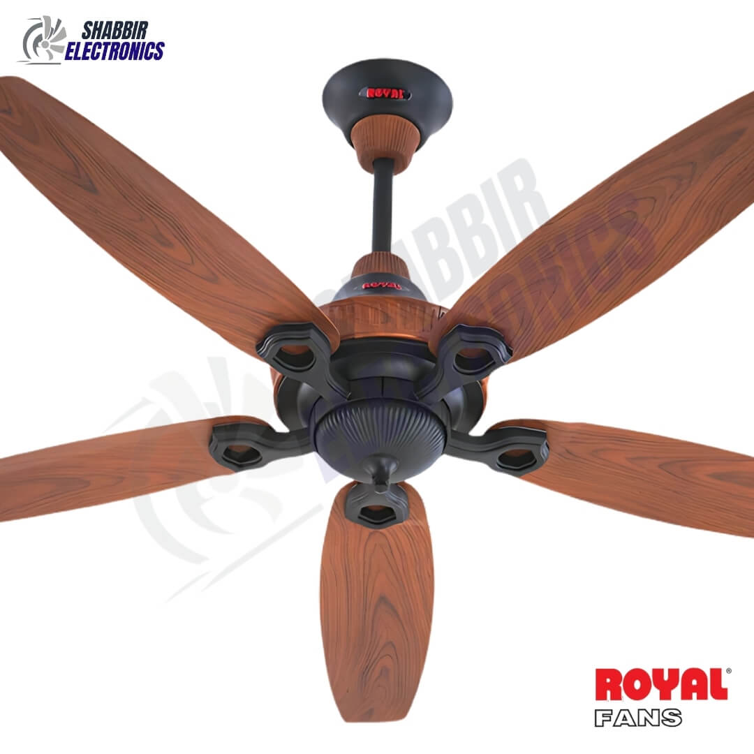 Royal Fan 30 Watts Inverter Ceiling Fan Ornament 5 blades iTurbo - 380 RPM