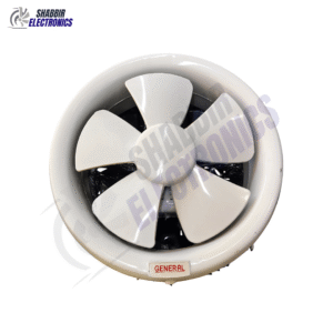General Fan Plastic Window Glass Exhaust Fan for Bathroom Ventilation – Sizes 6 & 8 Inches
